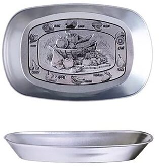 Retro Tin Opslag Fruitschaal Handig Nuttig Populaire Lade Lab Instrument Gereedschap Opslag Festival Snoep Snack Stroage Tool B 25x16.5x3 cm