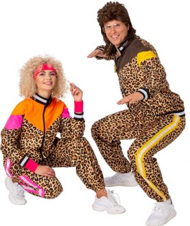 Retro Trainingspak Luipaard Heren Multikleur - Print