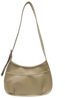 Retro Vrouwen Effen Kleur Tas Pu Lederen Messenger Casual Dames Schoudertassen Mode Mobiele Telefoon Crossbody Tas Voor Vrouwen groen