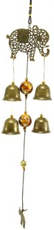 Retro Windgong Tuin Decoratie Outdoor Opknoping Hanger Balkon Thuis Wall Decor Uil Olifant Wind Spinner Dier Windspiel