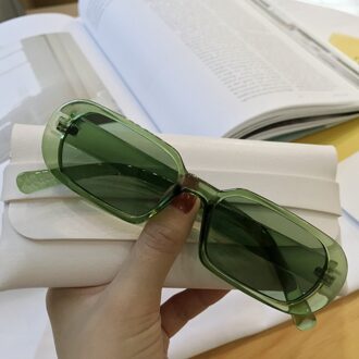 Retro Zonnebril Vrouwen Oval Zonnebril Mannen Vintage Groen Rood Eyewear Dames Reizen Stijl UV400 Driver Bril