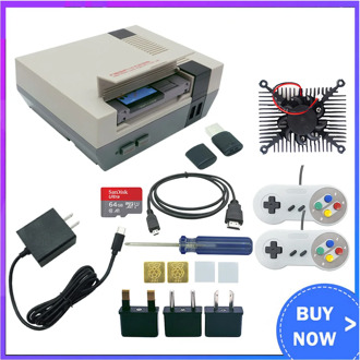 RETROFLAG NESPi 4 NESPi4 CASE for Raspberry Pi 4 Model B Support Safe Shutdown Function with SSD Case Cooling Fan NESPi4 Case