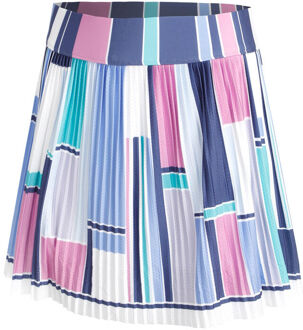 Retrospective Pleated 14 Rok Dames-Wit,Veelkleurig - XS