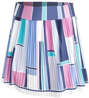 Retrospective Pleated 14 Rok Dames-Wit,Veelkleurig - XS
