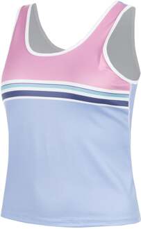 Retrospective Tanktop Dames-Lichtblauw,Roze - XS,S,M,L,XL