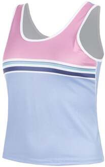 Retrospective Tanktop Dames-Lichtblauw,Roze - XS