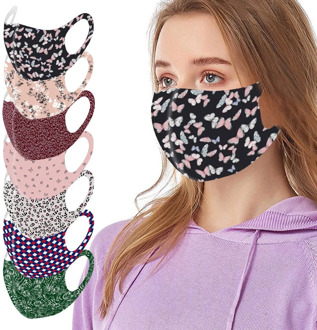 Reusable Colorful Printed Face Turban Stylish Fashionable Neutral Washable Breathable Mask Mouth Face Health Care mascarillas