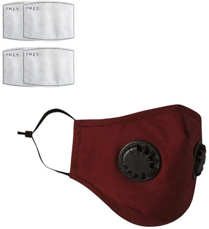 Reusable Dustproof Mask,dust Pm2.5 Windproof Foggy Haze Pollution Respirator Breathable Outdoor With Filter Valve New Fashion