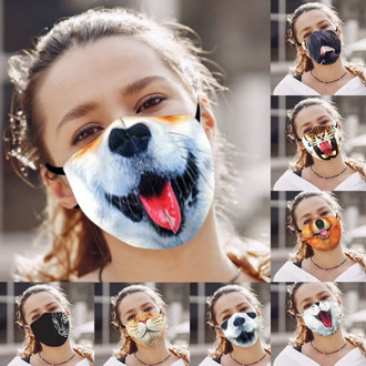 Reusable Lovely Safety Mouth-muffle Fashion facemasks Washable Fabric mascarillas mask for face fashion protection mascaras