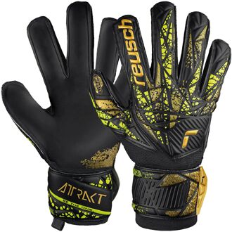 Reusch Attrakt Infinity Finger Support Keepershandschoenen Senior zwart - goud - geel - 10
