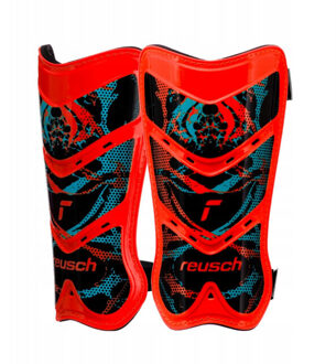 Reusch Heren attrakt lite logo voetbal slip-in scheenbeschermers Zwart