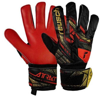 Reusch Unisex volwassen attrakt solid keepershandschoenen Zwart - 8+