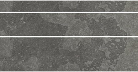 Reused Tegelstroken voor wand- en vloer 10mm gerectificeerd R10 porcellanato Anthracite 1317781 Anthracite Mat (Antraciet)