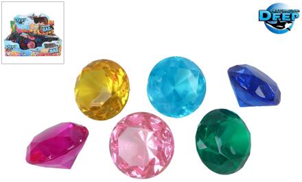 reuze diamant 6 stuks verschillende