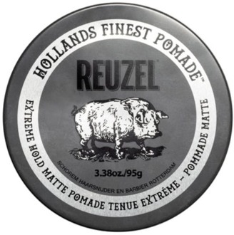 Reuzel Hollands Finest Pomade Firmly Fixative Pomada On Water Base Black 113G