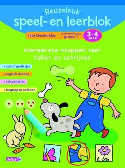 Reuzeleuk speel- en leerblok / 1ste kleuterklas; Voorbereiding op groep 1; 2-4 jaar - Boek Annemie Bosmans (9044742345)