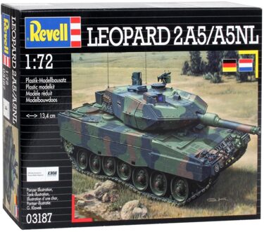 Revell Leopard 2a5/a5nl Revell - Schaal 1 -72 - Bouwpakket Revell Militair