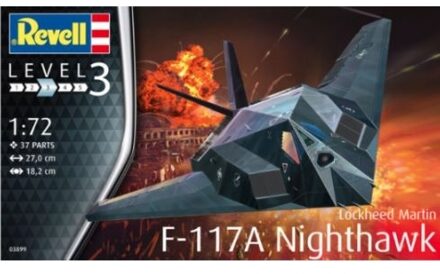 Revell Modelbouwdoos F-117a Nighthawk 27 Cm Schaal 1:72