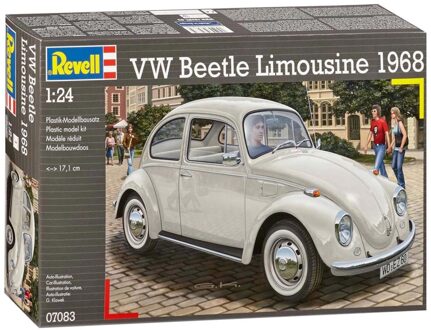 Revell Modelbouwset Vw Beetle Limousine 1:24 Wit 125-delig