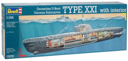 Revell Modelonderzeeër Xxi U 2540 53 Cm 163-delig