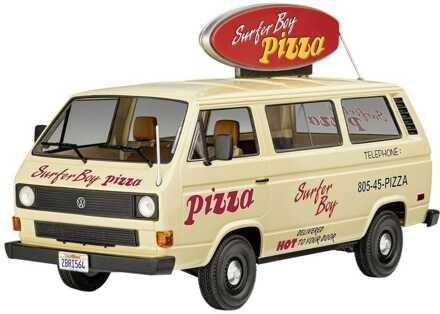 Revell Stranger Things Model Kit 1/25 VW T3 Bus Surfer Boy 19 cm