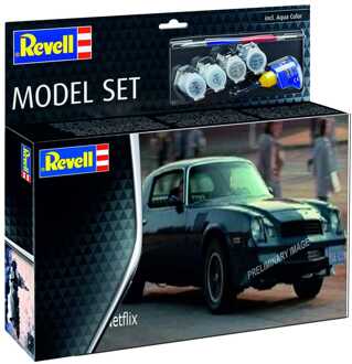 Revell Stranger Things Model Kit Set 1/25 Chevy Camaro Z/28 19 (Aqua Color) 19 cm
