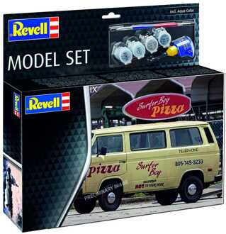 Revell Stranger Things Model Kit Set 1/25 VW T3 Bus Surfer Boy (Aqua Color) 19 cm