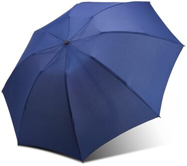 Reverse Automatische Paraplu 3 Vouwen Winddicht Grote Paraplu Regen Vrouwen Business Paraplu Mannen Waterdichte Paraguas Parasol blauw