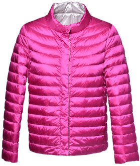 Reversible down jacket in fuchsia nylon Baldinini , Pink , Dames - Xl,L,M,S,Xs
