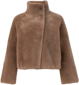 Reversible teddy cape jas Mallow  taupe - 34,42,