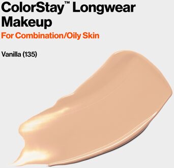 Revlon Colorstay Matte Finish Foundation - 135 Vanilla (Combination/Oily Skin)