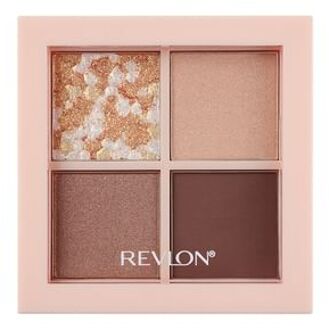 Revlon Dazzle Eyeshadow Quad 001 Glazing Brown
