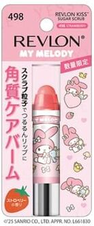 Revlon Sanrio My Melody Kiss Sugar Scrub 498 Strawberry 2.6g