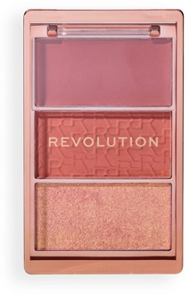 Revolution Blush Revolution Blush Icon Palette Aura Points Rose 9.8 g