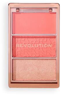 Revolution Blush Revolution Blush Icon Palette Authentic Peach 9.8 g