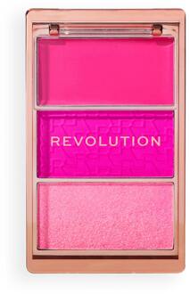 Revolution Blush Revolution Blush Icon Palette Hot Pink Flag 9.8 g