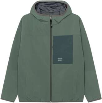 Revolution Hooded track jacket dustgreen Groen - L
