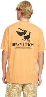 Revolution Loose t-shirt orange Oranje - M