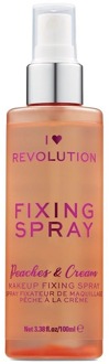 Revolution Make-Up Fixing Spray Revolution Makeup Peaches & Cream Fixing Spray 100 ml