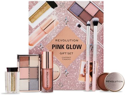 Revolution Make-Up Set Revolution Pink Glow Get The Look Gift Set 1 st