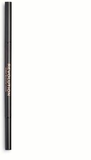 Revolution Wenkbrauw Potlood Revolution Makeup Precise Brow Pencil Dark Brown 0,25 g
