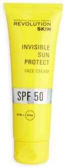 Revolution Zonnebrandcrème Revolution Skincare Invisible Sun Protect Face Cream SPF50 50 ml
