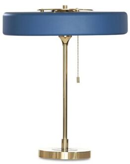 Revolve Tafellamp - Messing - Blauw