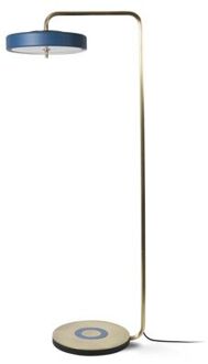 Revolve Vloerlamp - Messing - Blauw