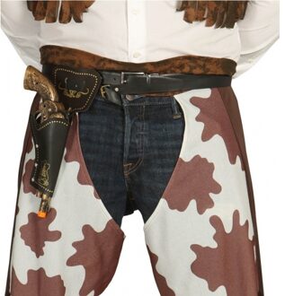 Revolver holster inclusief pistool 29 cm - volwassenen - carnaval verkleed wapens