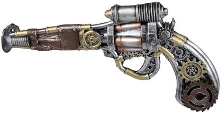 Revolver Shootpunk 31 Cm Zilver