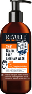 REVUELE Baardverzorging Revuele Men Step 1 3in1 Beard, Face & Hair Wash 300 ml