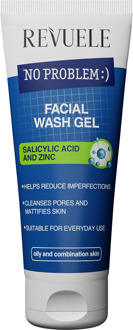 REVUELE Cleanser Revuele No Problem Facial Wash Gel Salicylic Acid And Zinc 200 ml