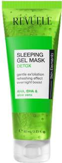 REVUELE Gezichtsgel Revuele Revuele Sleeping Gel Mask Detox 80 ml