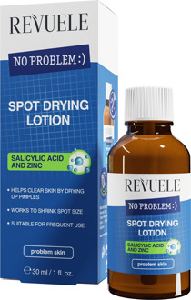REVUELE Spottreatment Revuele No Problem Spot Drying Lotion Salicylic Acid And Zinc 30 ml